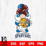 San José State Spartans Gnomes Helmet Svg Eps Dxf Png File, Digital Download, Instant Download