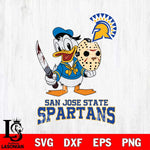 San José State Spartans Jason Voorhees 12 Svg Eps Dxf Png File, Digital Download