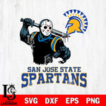 San José State Spartans Jason Voorhees 5 Svg Eps Dxf Png File, Digital Download