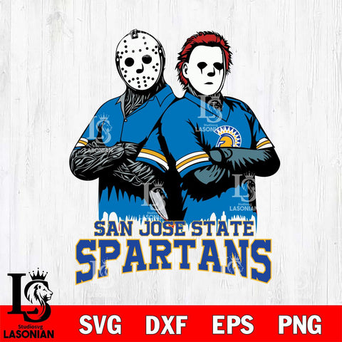 San José State Spartans Jason Voorhees 8 Svg Eps Dxf Png File, Digital Download