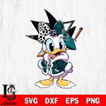 San Jose Sharks Fancy Daisy Duck Disney Svg Eps Dxf Png File, Digital Download, Instant Download
