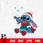 San Jose Sharks Stitch Wearing Winter Scarf Svg Eps Dxf Png File, Digital Download, Instant Download