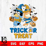 San José State Spartans Bluey Trick or Treat Halloween 2 Svg Eps Dxf Png File, Digital Download, Instant Download