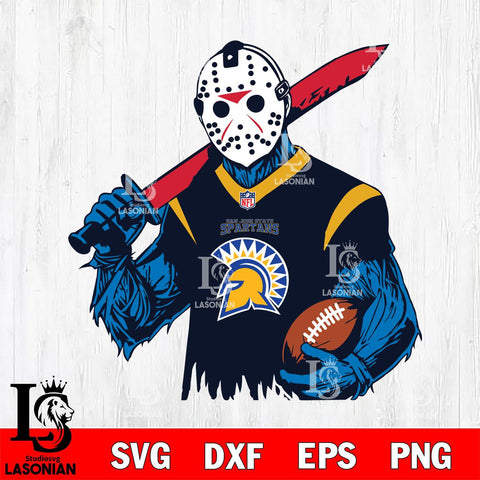 San José State Spartans Jason Voorhees Horror 11 Svg Eps Dxf Png File, NCAA svg, Digital Download, Instant Download