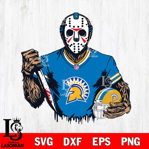 San José State Spartans Jason Voorhees Horror 5 Svg Eps Dxf Png File, NCAA svg, Digital Download, Instant Download