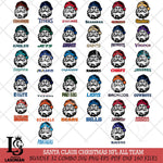 Santa Claus Christmas NFL Svg Eps Dxf Png File,NFL Svg Files,Digital Download,Sublimation,Instant Download
