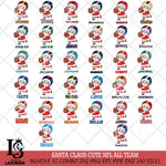 Santa Claus Cute NFL Svg Eps Dxf Png File,NFL Svg Files,Digital Download,Sublimation,Instant Download