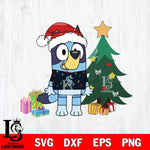 Seattle Kraken Bluey Tree Christmas Svg Eps Dxf Png File, Digital Download, Instant Download