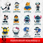 Seattle Kraken Disney Hockey NHL Bundle 12 SVG DXF EPS PNG FILE,NHL Bundle File Cut,Disney Digital Download,Instant Download, Silhouette