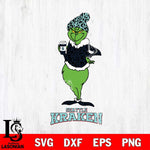 Seattle Kraken Grinch Leopard Coffee Svg Eps Dxf Png File, Digital Download, Instant Download