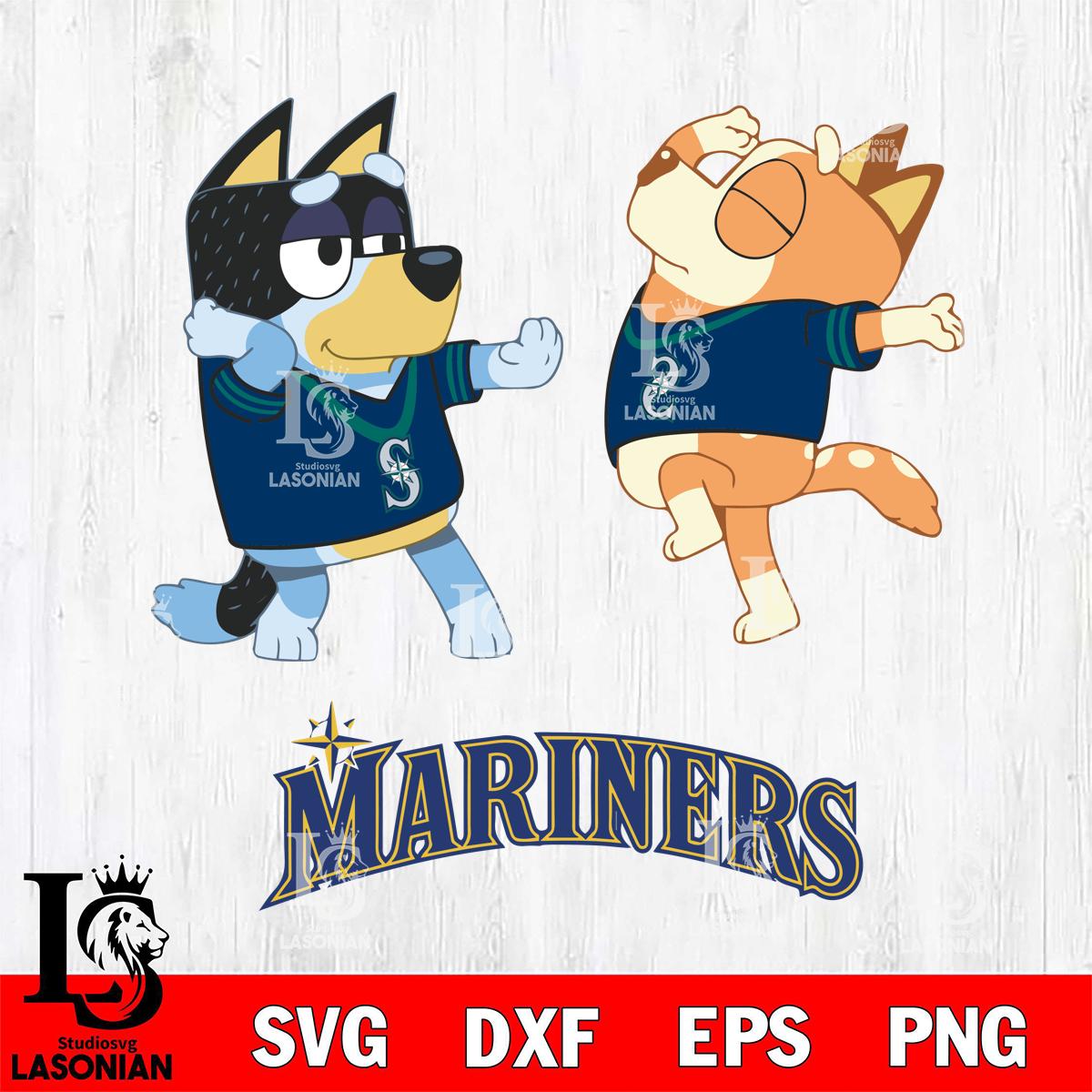 Seattle Mariners Bluey Dance – lasoniansvg