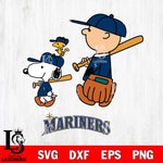 Seattle Mariners Peanuts Top Sport Svg Eps Dxf Png File, MLB File Cut,Digital Download,Instant Download,MLB Svg Files