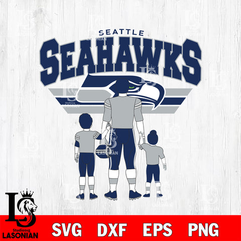 Best dad ever Seattle Seahawks SVG DXF EPS PNG FILE, File Cut, Digital Download,Instant Download, Silhouette, Cricut