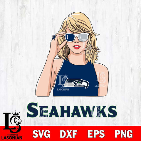 Seattle Seahawks And Taylor Swift Fan Svg Eps Dxf Png File, Digital Download, Instant Download