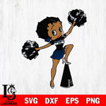 Seattle Seahawks Betty Boop Cheer Leader SVG Svg Eps Dxf Png File, Digital Download, Instant Download