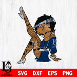 Seattle Seahawks Betty Boop Tattoo Girl SVG Svg Eps Dxf Png File, Digital Download, Instant Download
