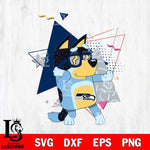 Seattle Seahawks Bluey 4 NFL Svg Eps Dxf Png File, Digital Download, Instant Download