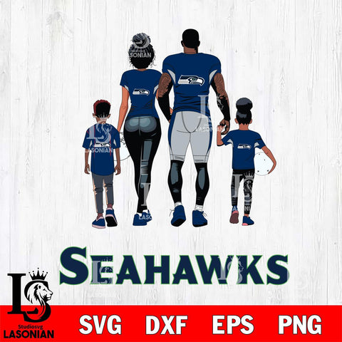 Seattle Seahawks Family Love Rugby SVG DXF EPS PNG FILE,NFL SVG, Father day Digital Download,Instant Download, Silhouette