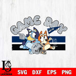 Seattle Seahawks Game Day Bluey NFL Svg Eps Dxf Png File, Digital Download, Instant Download