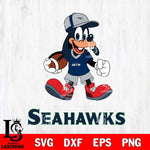 Seattle Seahawks Goofy Football Player SVG DXF EPS PNG FILE,NFL Cricut ,Football Digital Download,Instant Download, Silhouette
