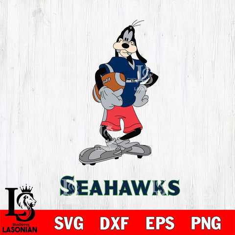 Seattle Seahawks Goofy Player SVG DXF EPS PNG FILE,NFL Cricut ,Football Digital Download,Instant Download, Silhouette