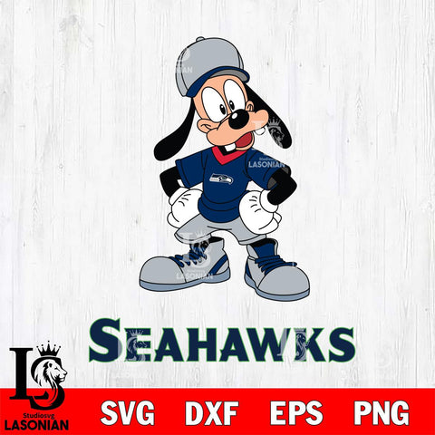 Seattle Seahawks Goofy Sport SVG DXF EPS PNG FILE,NFL Cricut ,Football Digital Download,Instant Download, Silhouette
