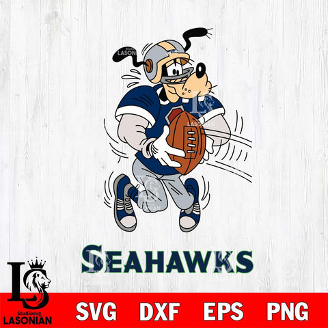 Seattle Seahawks Goofy Sport Football SVG DXF EPS PNG FILE,NFL Cricut ,Football Digital Download,Instant Download, Silhouette