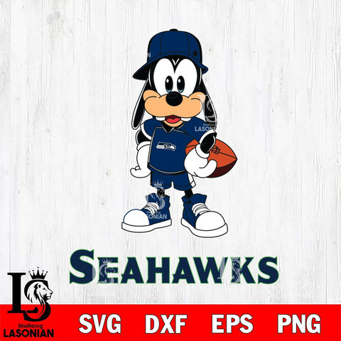 Seattle Seahawks Goofy rugby SVG DXF EPS PNG FILE,NFL Cricut ,Football Digital Download,Instant Download, Silhouette