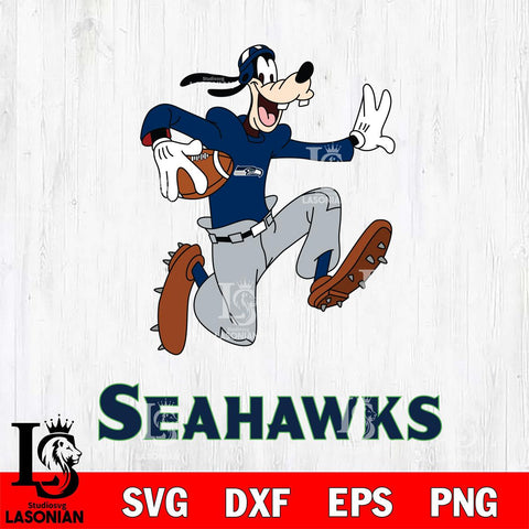 Seattle Seahawks Goofy rugby Sport SVG DXF EPS PNG FILE,NFL Cricut ,Football Digital Download,Instant Download, Silhouette
