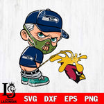 Seattle Seahawks Hannibal Lecter Piss On Arizona Cardinals Svg Eps Dxf Png File, Digital Download, Instant Download