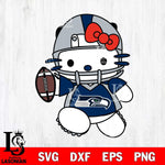 Seattle Seahawks Hello Kitty sport 11 Svg Eps Dxf Png File, Digital Download, Instant Download