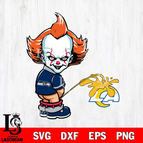 Seattle Seahawks IT Piss On Los Angeles Rams Svg Eps Dxf Png File, Digital Download, Instant Download