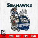 Seattle Seahawks Jason Voorhees Horror 10 Svg Eps Dxf Png File, NFL svg, Digital Download, Instant Download