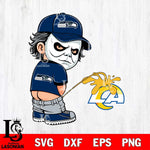 Seattle Seahawks Michael Myers Piss On Los Angeles Rams Svg Eps Dxf Png File, Digital Download, Instant Download