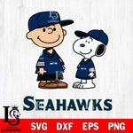 Seattle Seahawks Peanuts Snoopy Football SVG DXF EPS PNG FILE,Snoopy File Cut, Nfl Digital Download,Instant Download, Silhouette