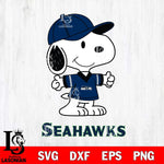 Seattle Seahawks Snoopy football SVG DXF EPS PNG FILE,Snoopy File Cut, Nfl Digital Download,Instant Download, Silhouette