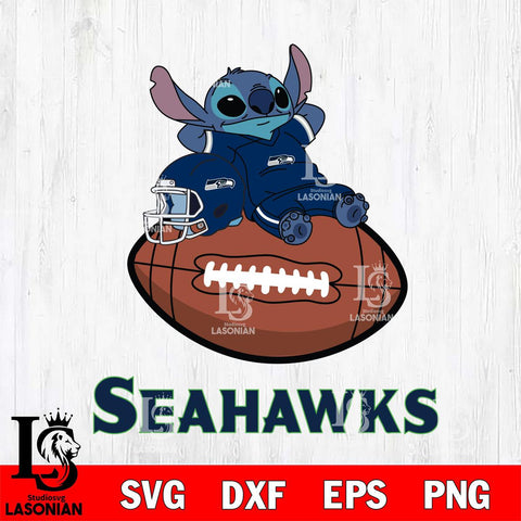 Seattle Seahawks Stitch Big NFL football SVG DXF EPS PNG FILE, NFL File Cut, Digital Download,Instant Download, Silhouette, Cricut