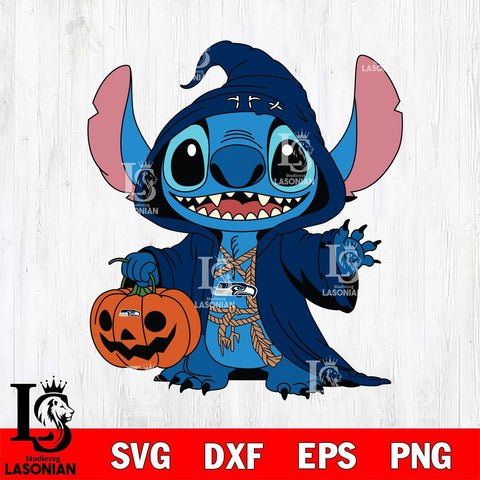 Seattle Seahawks Stitch Horror Svg Eps Dxf Png File, NFL svg, Digital Download, Instant Download