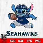 Seattle Seahawks Stitch Run Football SVG DXF EPS PNG FILE, Stitch File Cut,NFL Digital Download,Instant Download, Silhouette