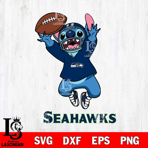 Seattle Seahawks Stitch Sport Football SVG DXF EPS PNG FILE, Stitch File Cut,NFL Digital Download,Instant Download, Silhouette
