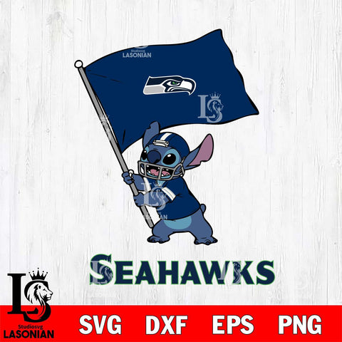Seattle Seahawks Stitch flag SVG DXF EPS PNG FILE, NFL File Cut, Digital Download,Instant Download, Silhouette, Cricut