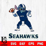 Seattle Seahawks Stitch throw the ball SVG DXF EPS PNG FILE, NFL File Cut, Digital Download,Instant Download, Silhouette, Cricut