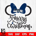 Seattle Seahawks mickey christmas 3 Svg Eps Dxf Png File, Digital Download, Instant Download
