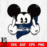Seattle Seahawks mickey christmas 4 Svg Eps Dxf Png File, Digital Download, Instant Download