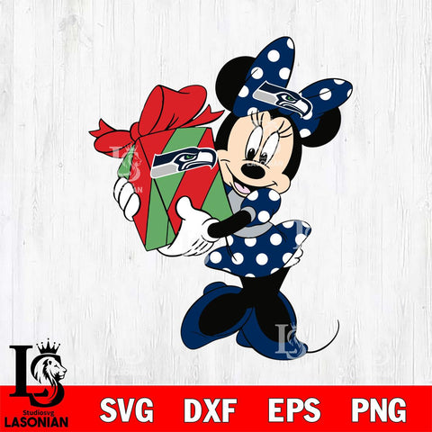 Seattle Seahawks mickey christmas 8 Svg Eps Dxf Png File, Digital Download, Instant Download