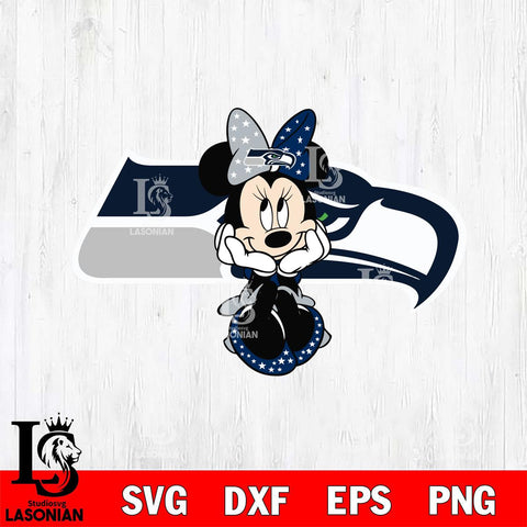 Seattle Seahawks mickey christmas 9 Svg Eps Dxf Png File, Digital Download, Instant Download