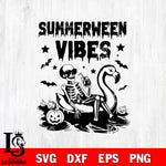 Skeleton Summerween Vibes halloween SVG DXF EPS PNG FILE, Halloween File Cut, Digital Download,Instant Download, Silhouette, Cricut