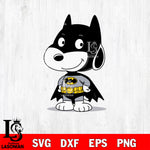 Snoopy Batman svg, Peanuts Superhero SVG DXF EPS PNG FILE, Graduation File Cut, Digital Download,Instant Download, Silhouette, Cricut