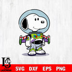 Snoopy Buzz Lightyear SVG DXF EPS PNG FILE, Graduation File Cut, Digital Download,Instant Download, Silhouette, Cricut