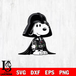 Snoopy Darth Vader SVG DXF EPS PNG FILE, Graduation File Cut, Digital Download,Instant Download, Silhouette, Cricut